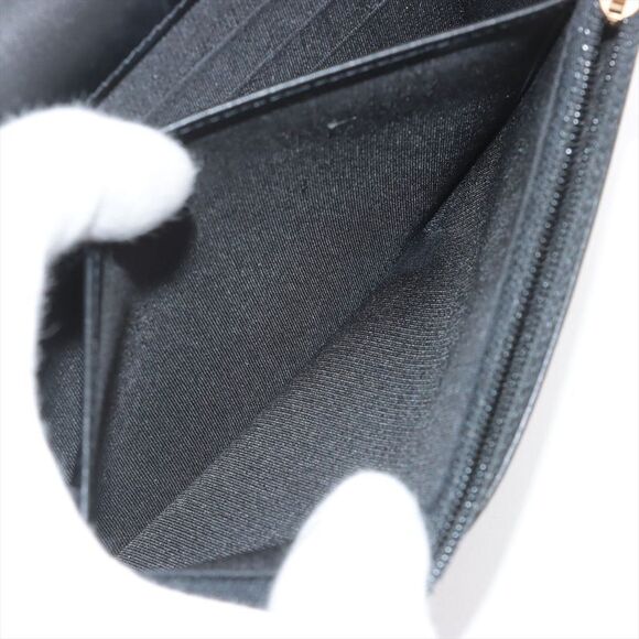 Chanel Boy Chanel Caviar Skin Chain Wallet V Stitch Black Gold Metal Fittings - Picture 6 of 6